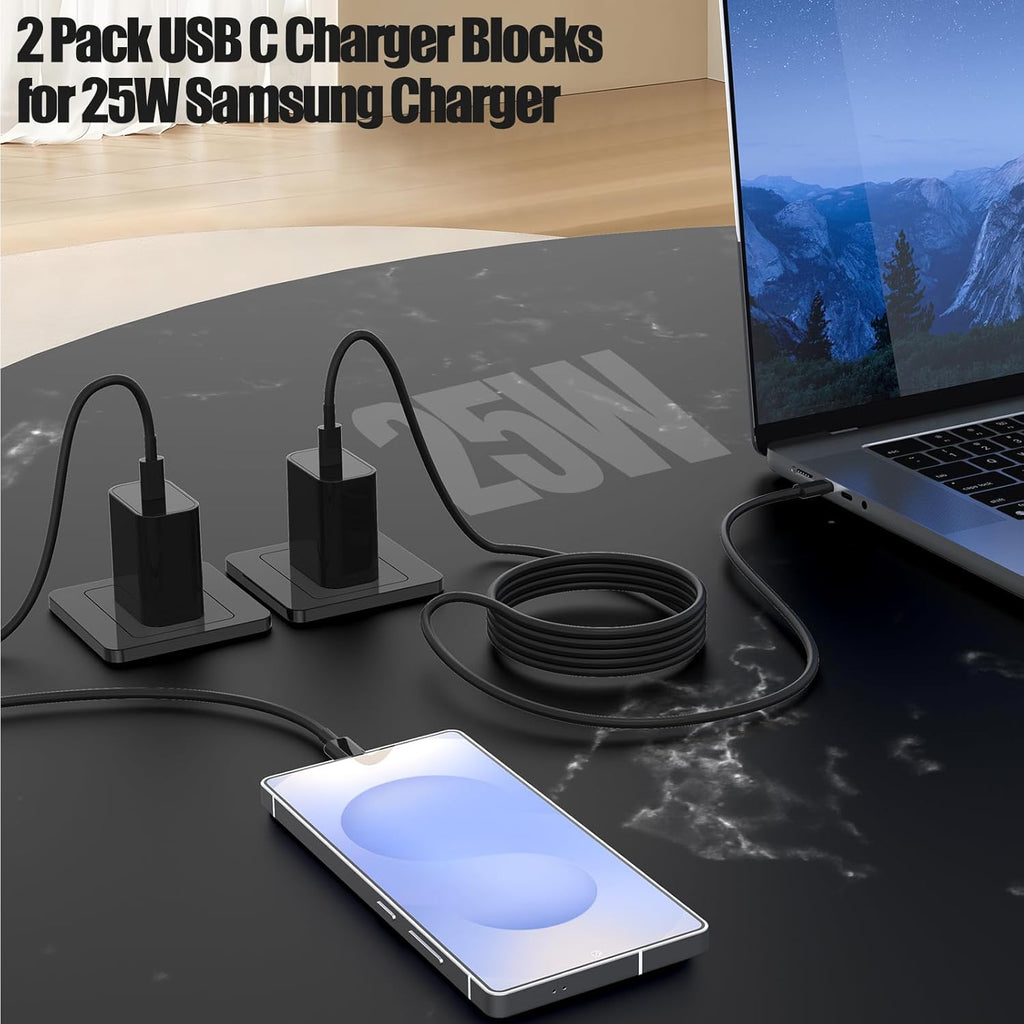 Cargador súper rápido tipo C de 25 W para Samsung Galaxy S25\/S24\/...