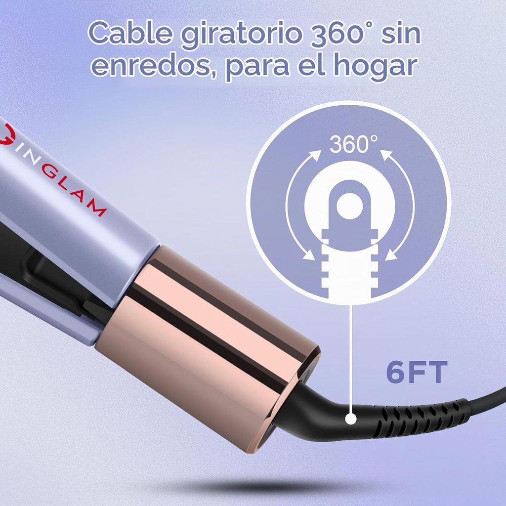 IG INGLAM Plancha plana infrarroja de gran tamaño de 1.75 pulgadas...