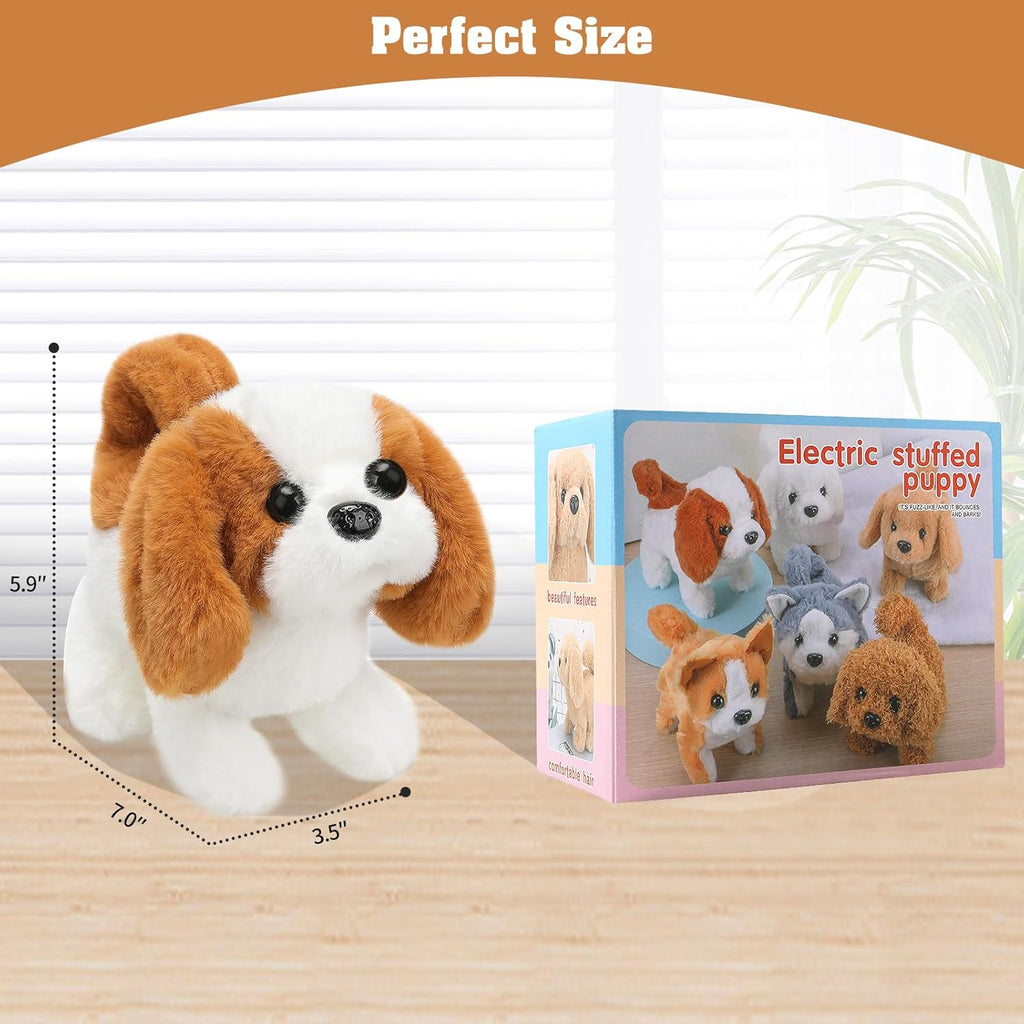 KSABVAIA Peluche de San Bernardo de juguete electrónico interactivo...