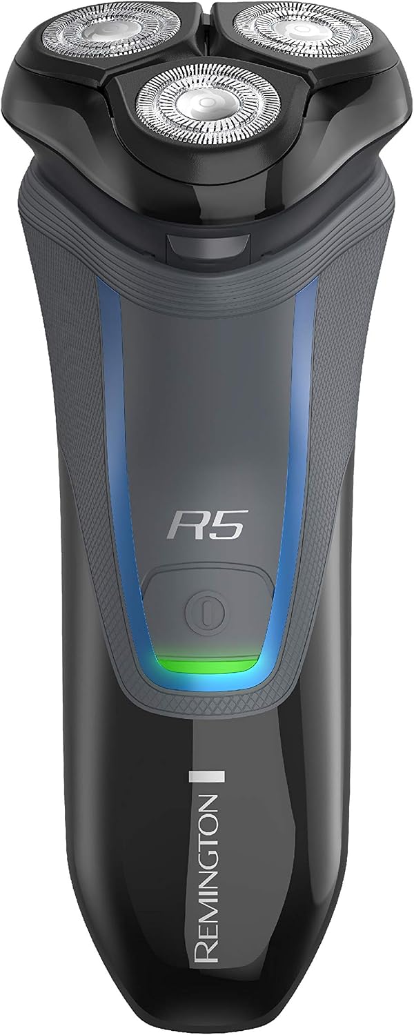 Remington® Máquina de afeitar rotativa inalámbrica, tecnología WETe...