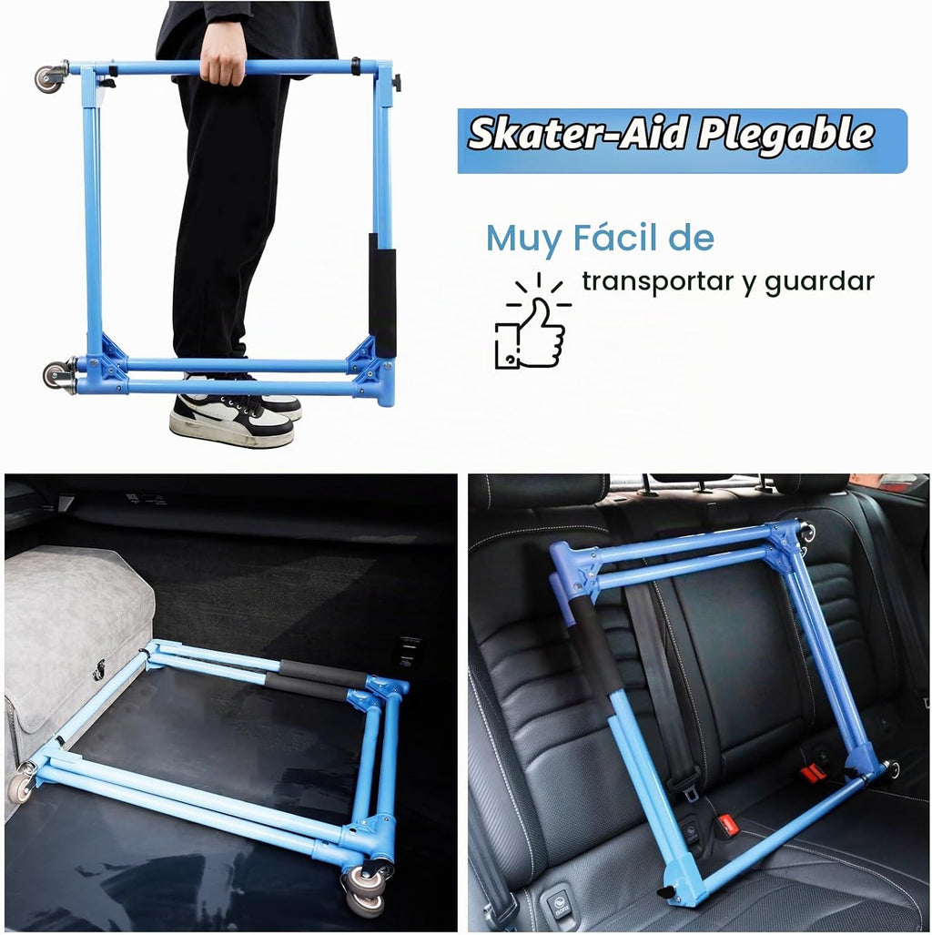 GanFindX Ayuda Plegable para Patinadores para Niños Patinaje sobre...