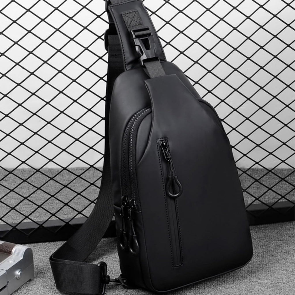 DAYELIVE Bolso bandolera impermeable para hombre, bolso cruzado de...
