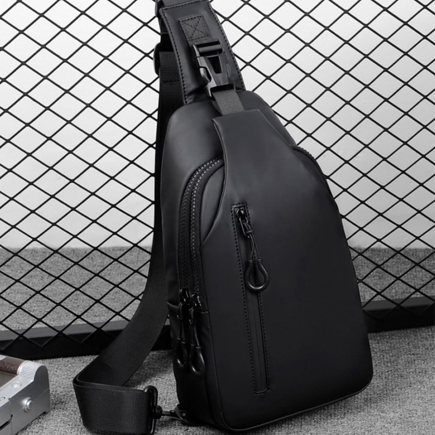 DAYELIVE Bolso bandolera impermeable para hombre, bolso cruzado de...