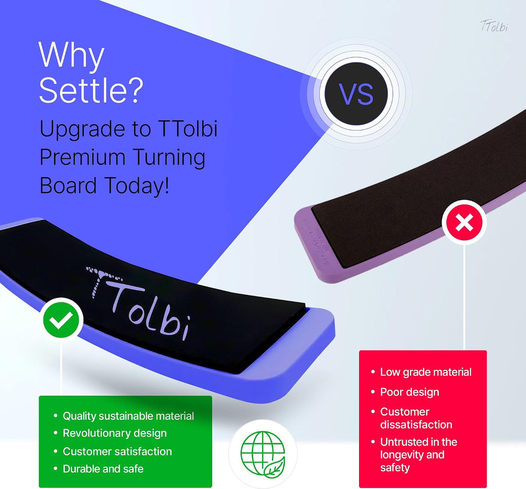 Tabla de giro premium para bailarines y patinadores \u2013 Mejora l...