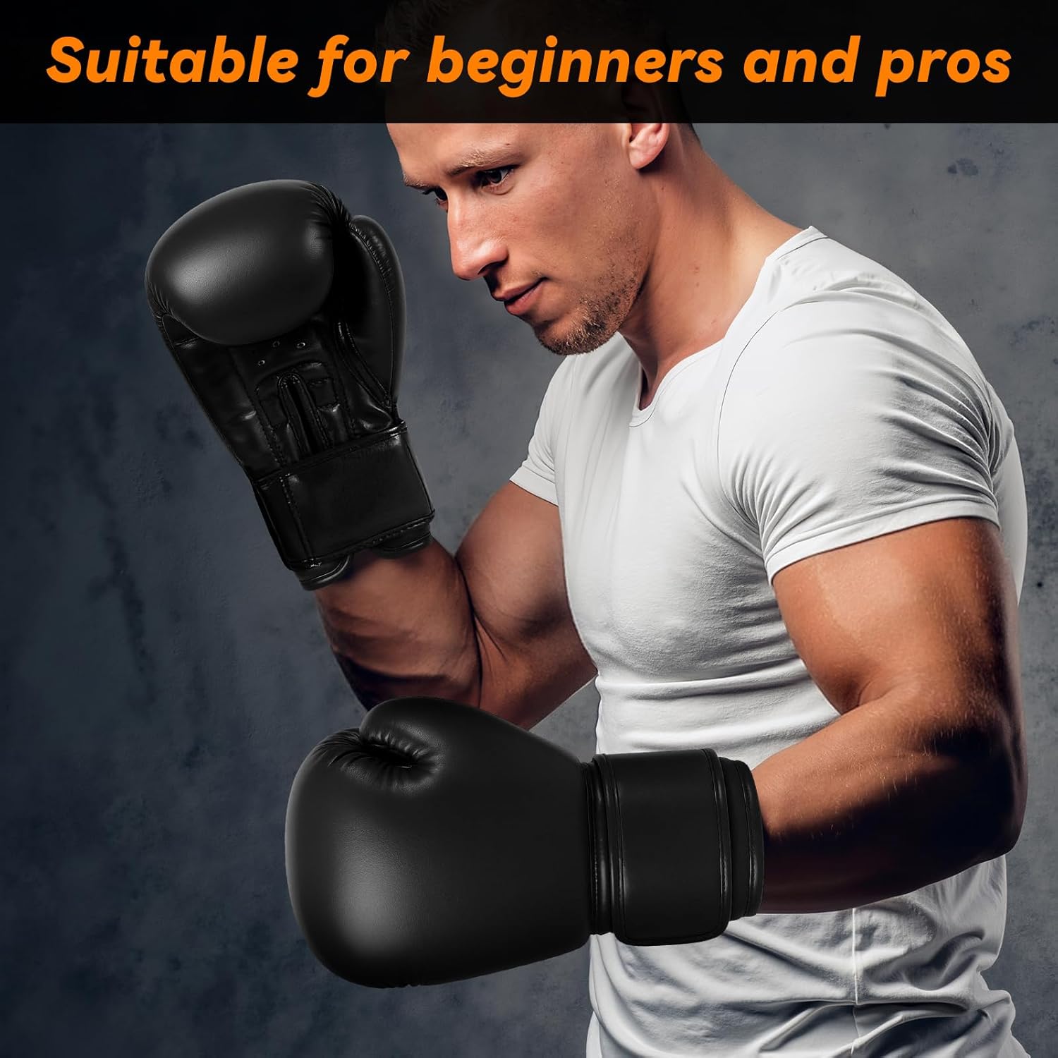 AOUTACC Guantes de boxeo para hombres y mujeres, guantes de entrena...