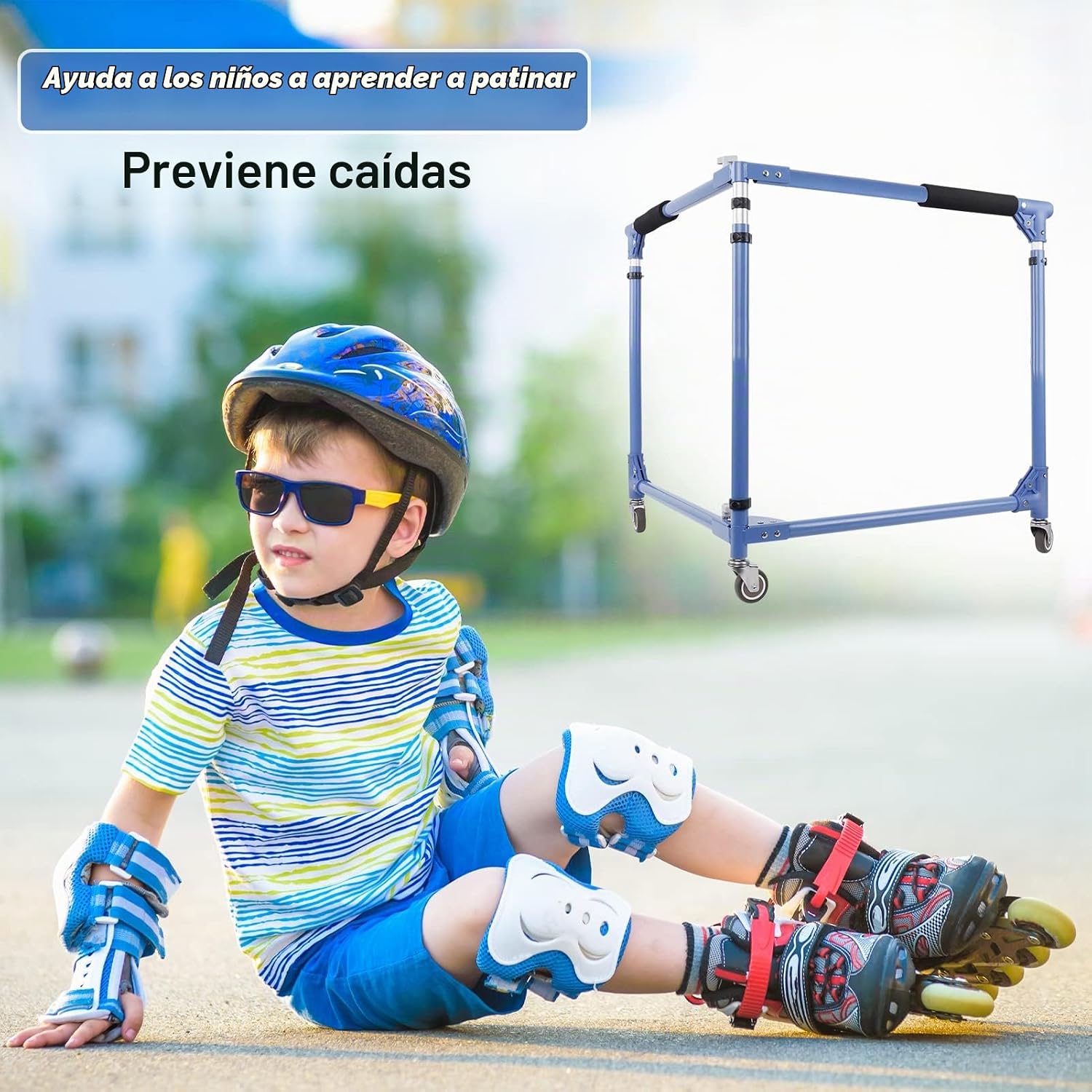 GanFindX Patinador plegable para niños, patinaje sobre ruedas, entr...