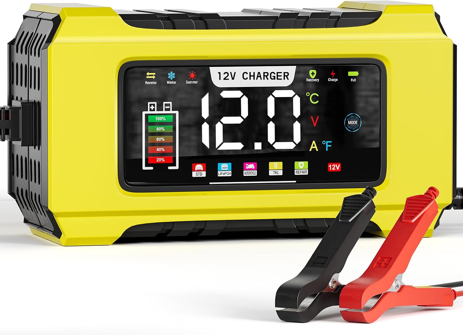 Cargador automático de batería de coche \u2013 12V 0-6A cargador in...