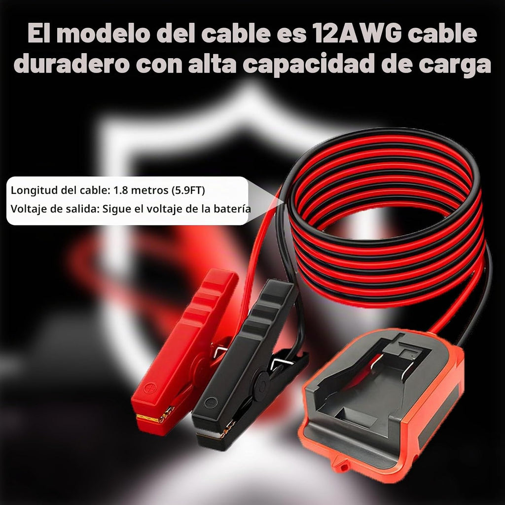 Kit de cable de puente con interruptor para batería "MIL" d...