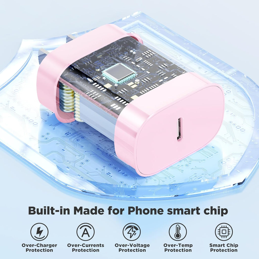 Hzevn Cargador de carga súper rápida USB C de 25 W para teléfono Sa...