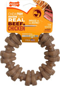 Nylabone Juguete masticable fuerte con anillo texturizado para perr...