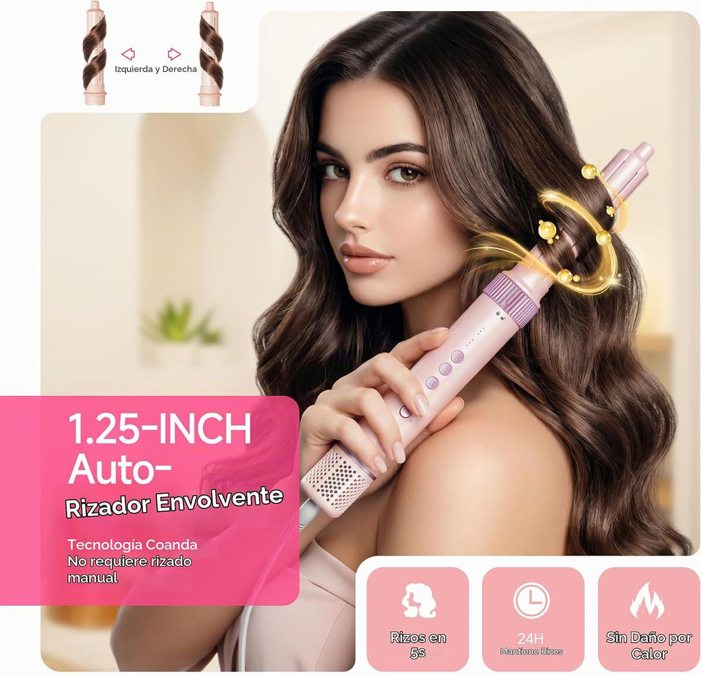 SweetCradle Estilizador de cabello 6 en 1, juego de cepillos secado...