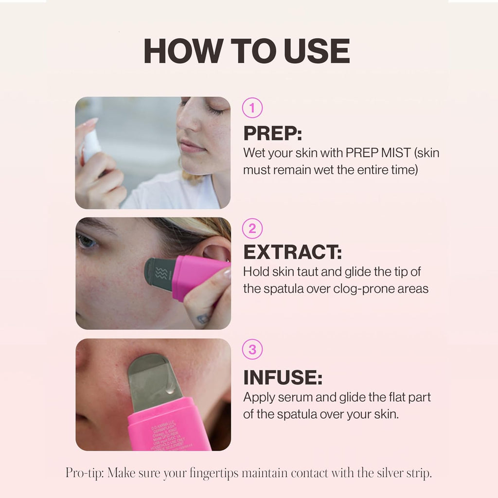 DERMAFLASH DERMAPORE+ Dispositivo de cuidado de la piel, extractor...