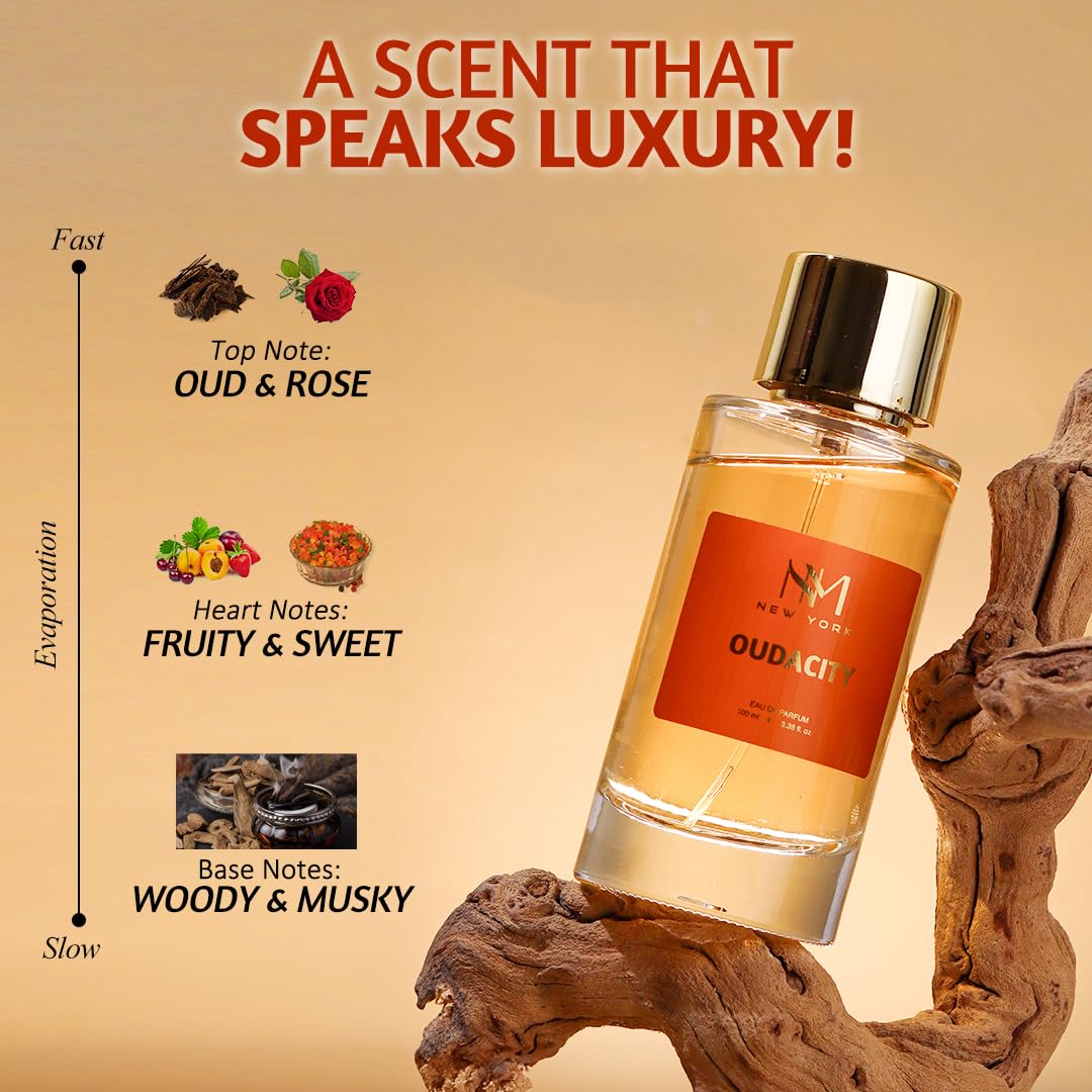 NOURISH MANTRA NM New York Oudacity - Perfume de lujo | Spray de fr...