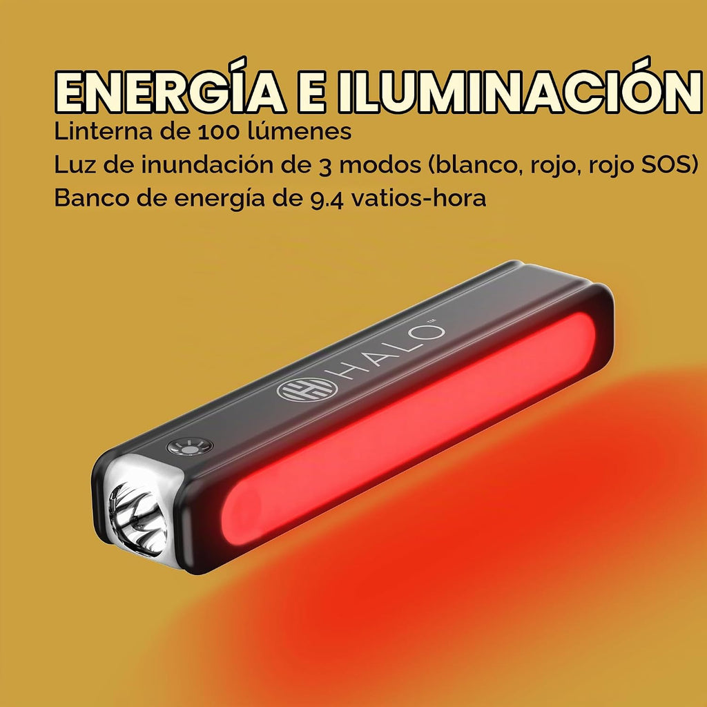 HALO Bolt PaL 1000 Arrancador de batería de auto portátil | Puertos...