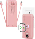Cargador Portátil XEGNER 10000mAh 20W, Enchufe de Pared, 2 Cables,...