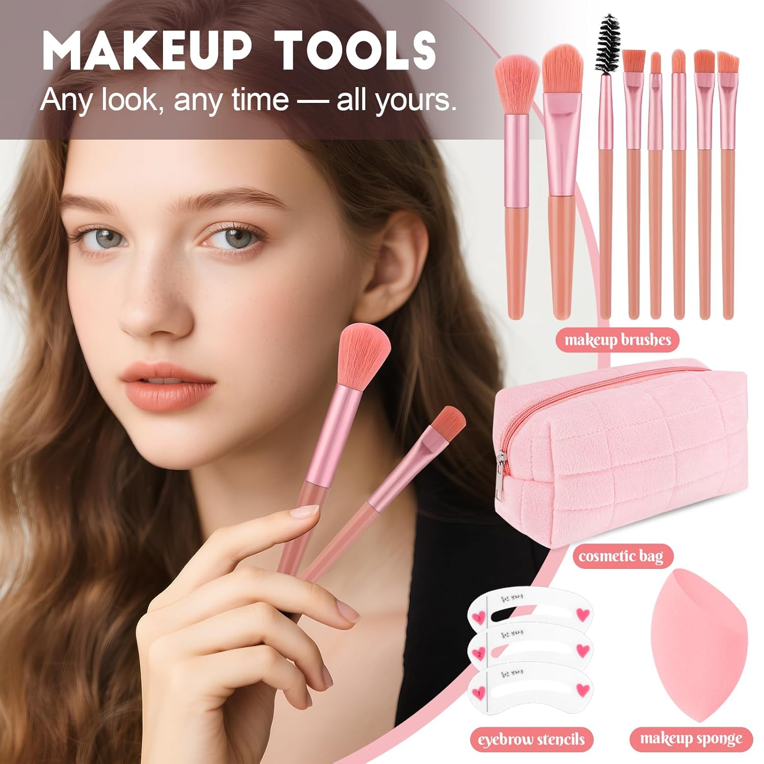 Kit de Maquillaje Todo en Uno para Adolescentes Principiantes con B...