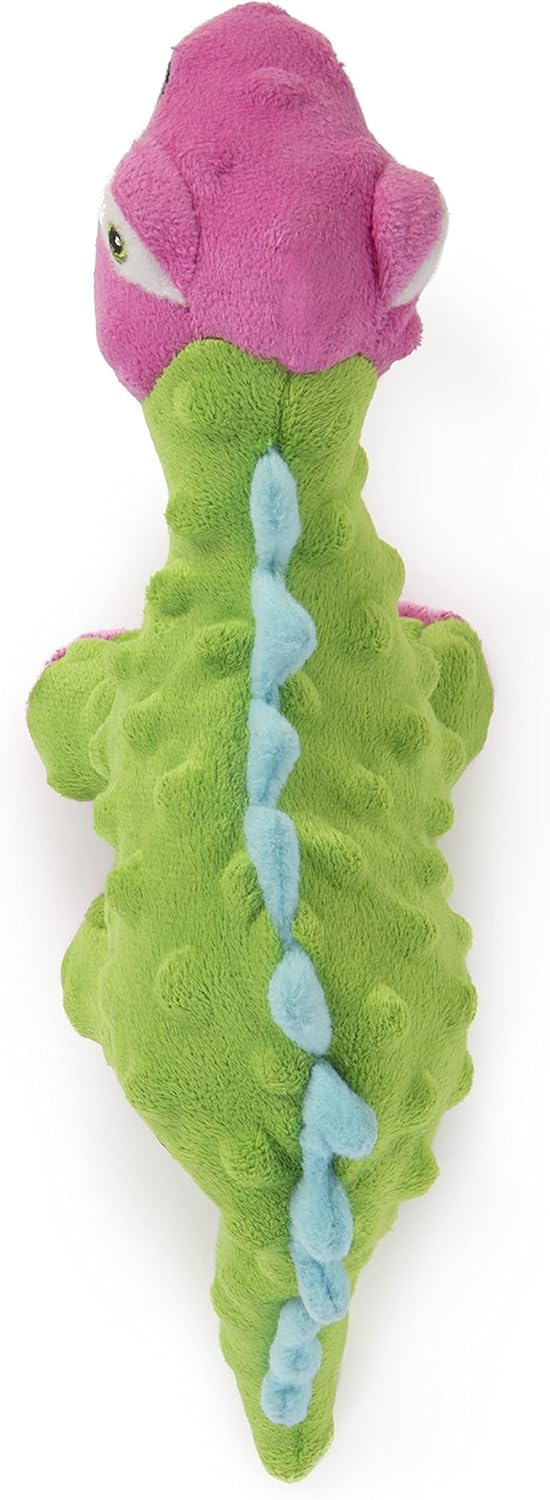 goDog Dinos Spike Squeaky - Juguete de peluche para perro, tecnolog...