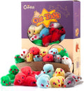 CHIWAVA 60 piezas de 4.1 pulgadas de juguete de gato peludo ratones...