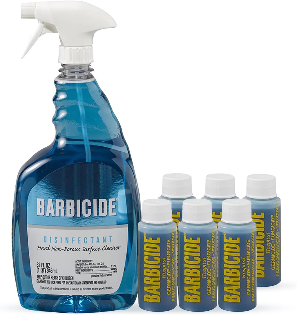 BARBICIDE Spray desinfectante, botellas de 2 onzas (paquete de 6) \...