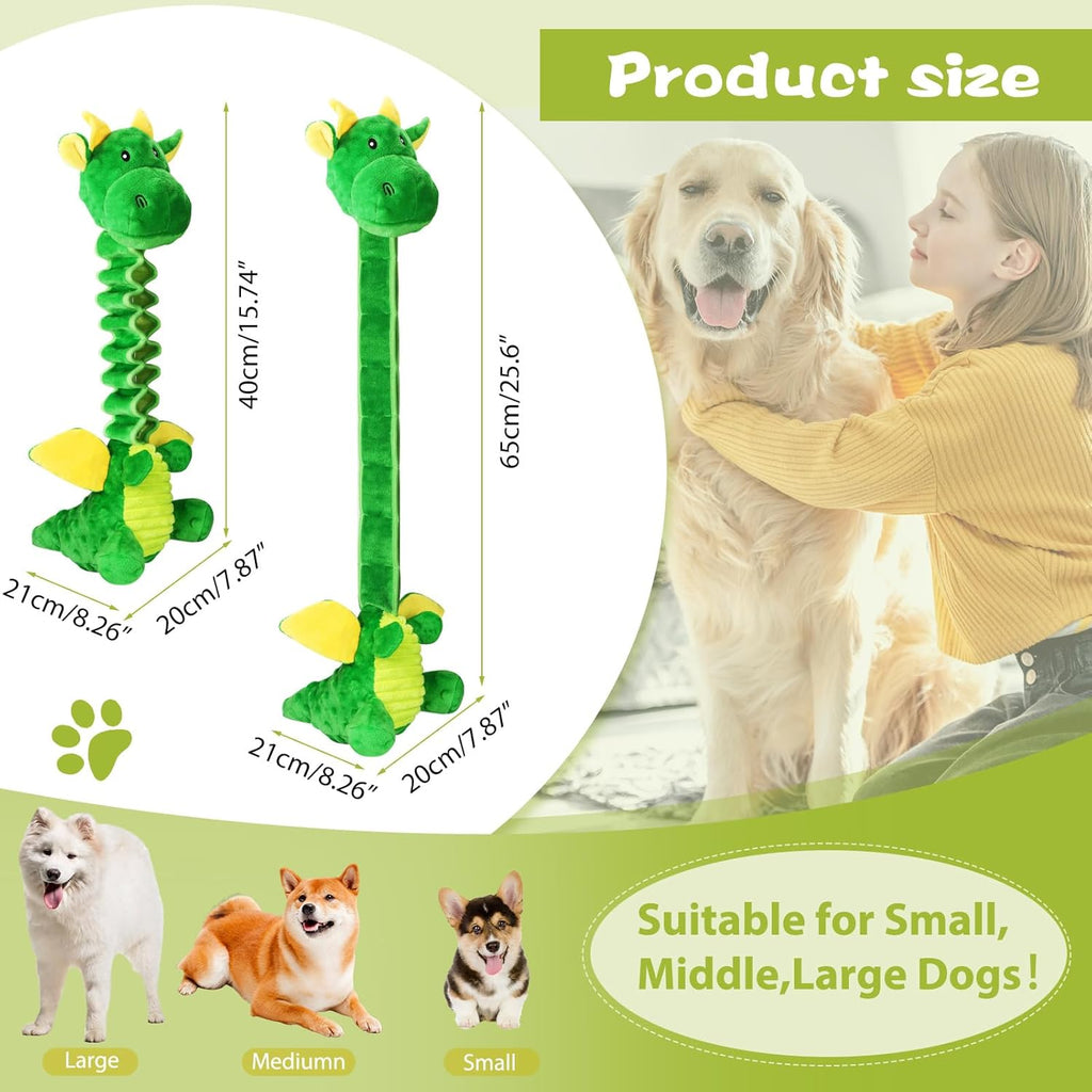 Eneston Juguetes Grandes Chirriantes para Perros, Juguetes de Tira...