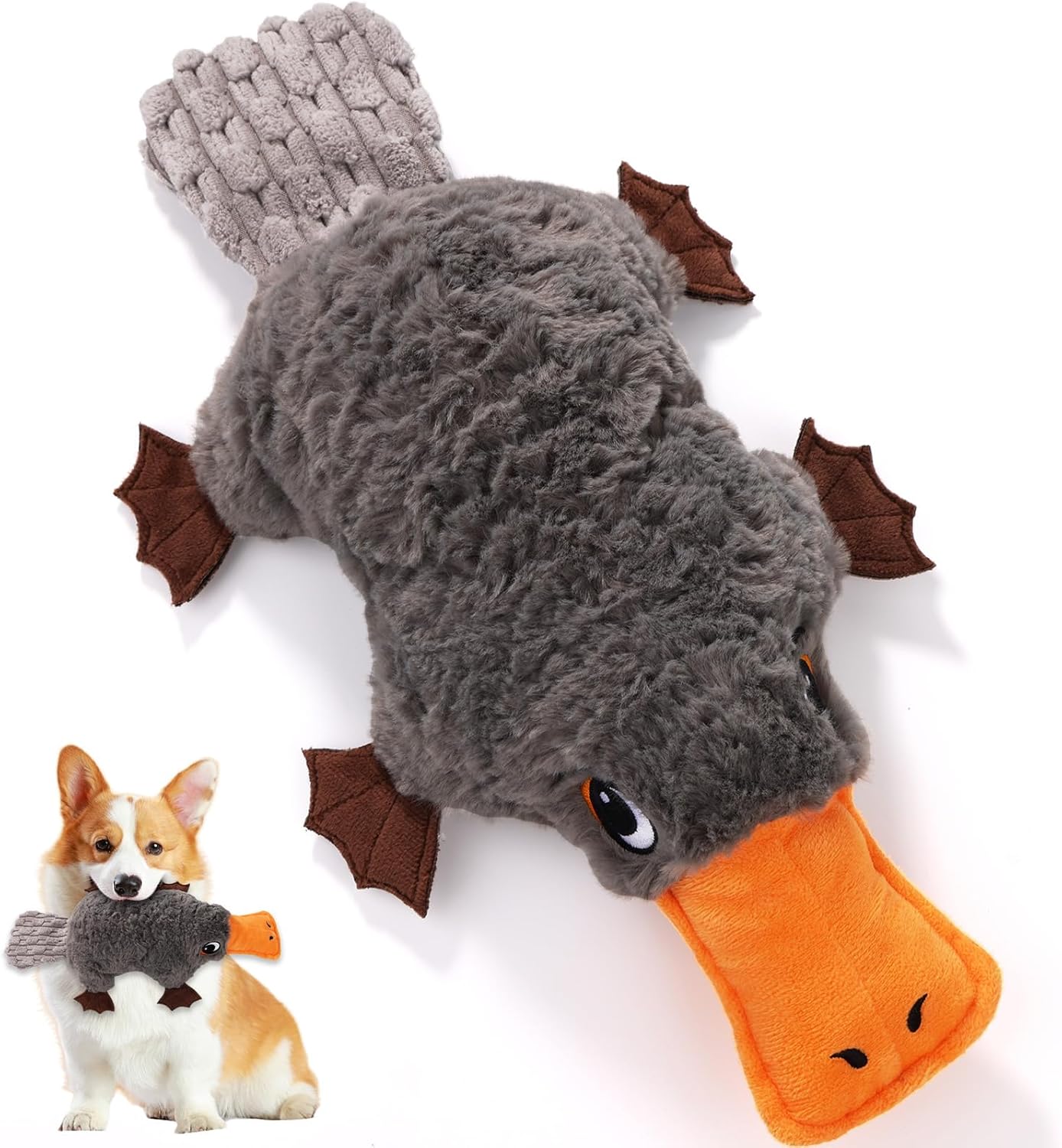 ZYBDP Juguete de Ornitorrinco para Perros, Juguete de Peluche Inter...