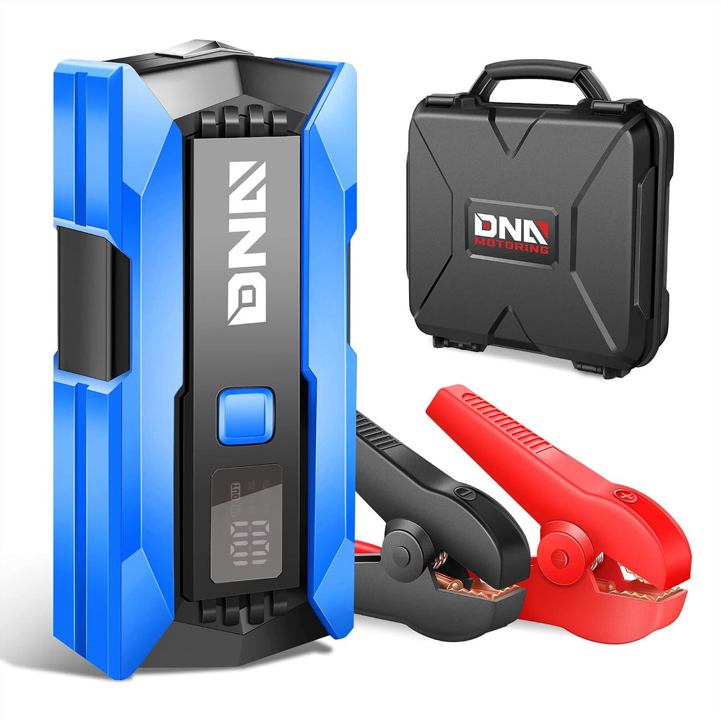 DNA Motoring 12V 2000A Pico Arrancador portátil multifuncional de b...