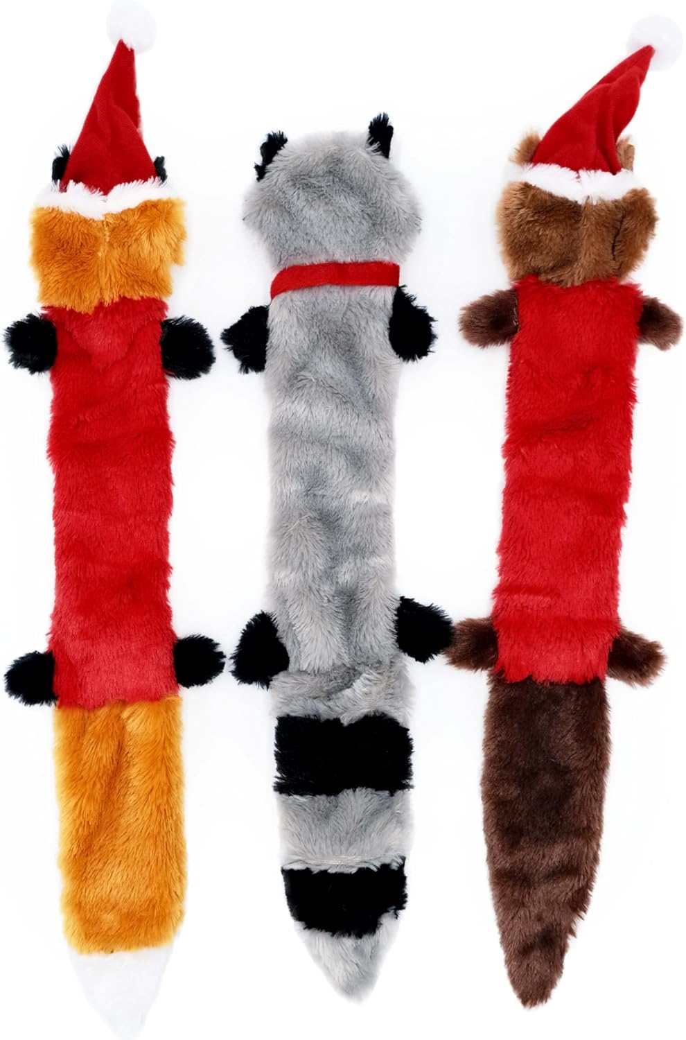 ZippyPaws Skinny Peltz - Juguetes para perros sin relleno para mant...
