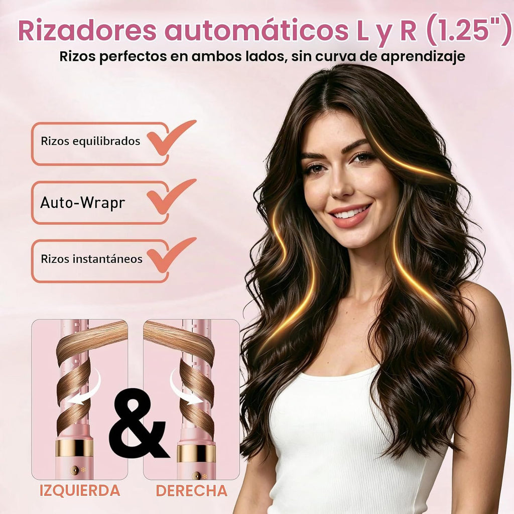 Mythsight Dual Voltage StyleVibe 8-en-1 Secadora de pelo y cepillo...