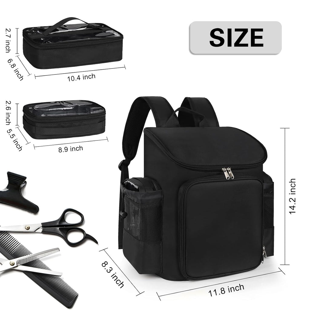 Bolsa de viaje para estilista, mochila de viaje de peluquería de gr...