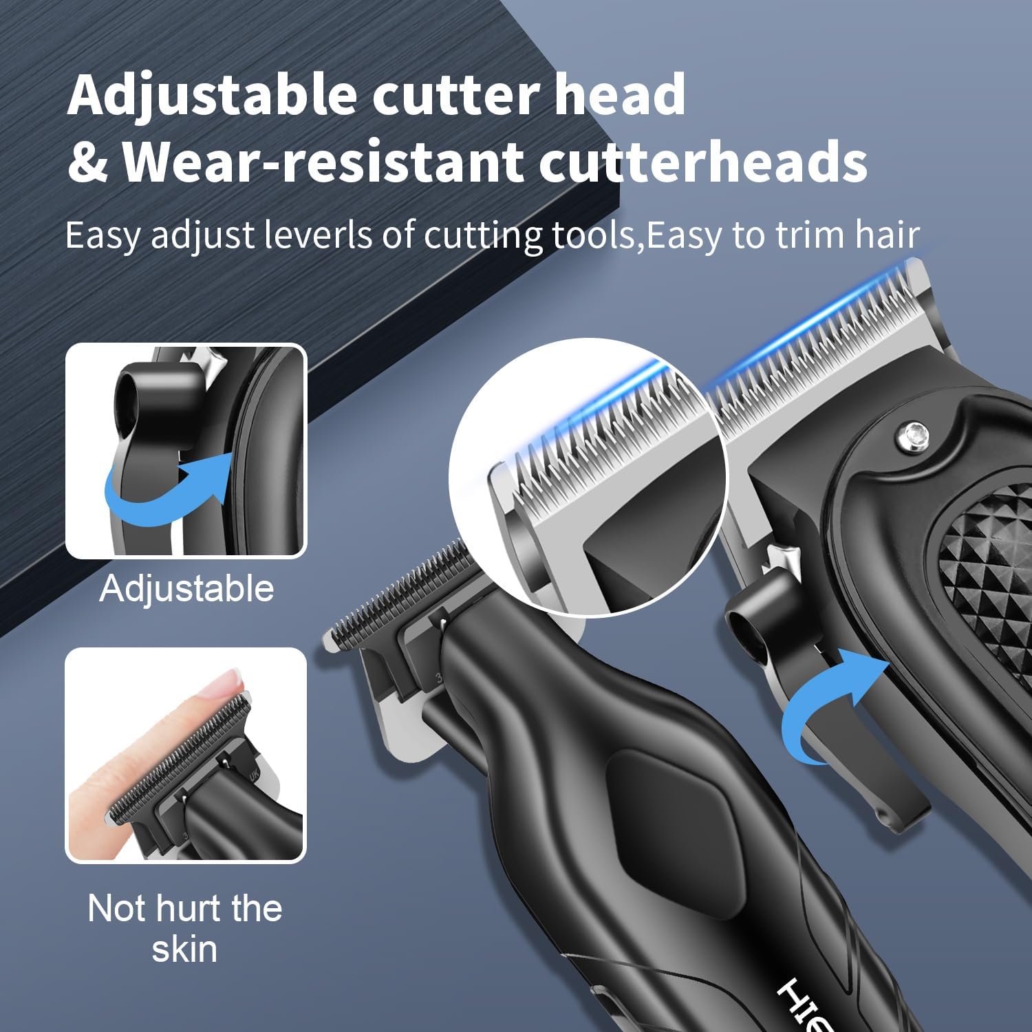 HIENA PRO Set de cortapelos profesional para hombres, set de cortap...