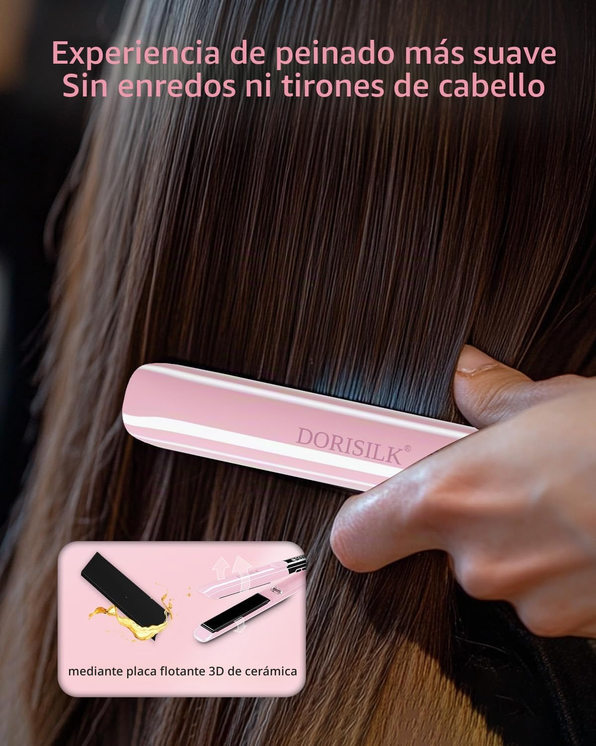 DORISILK Plancha de Cabello Profesional de Alta Temperatura de 500...