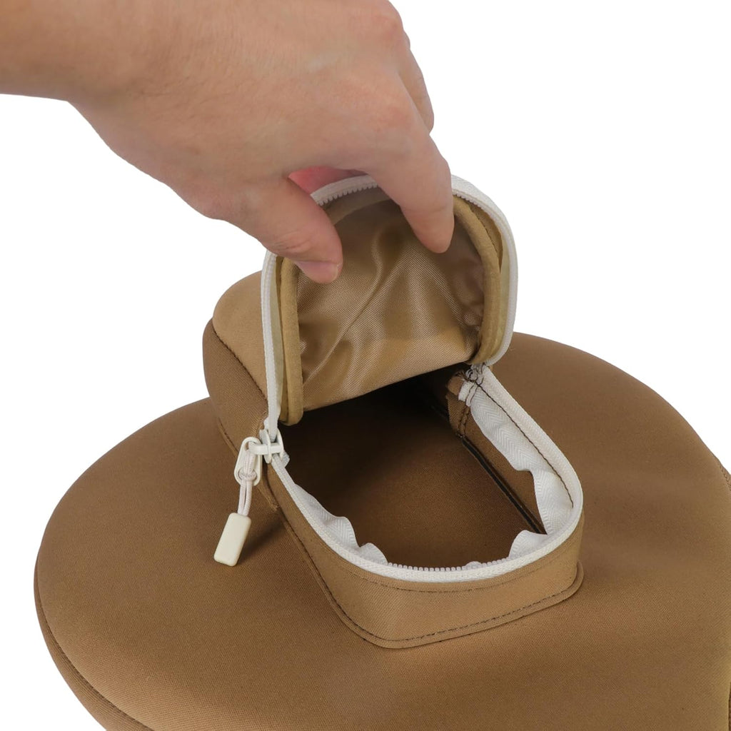 TOURBON Bolsa acolchada de neopreno con bolsa de soporte para bolas...