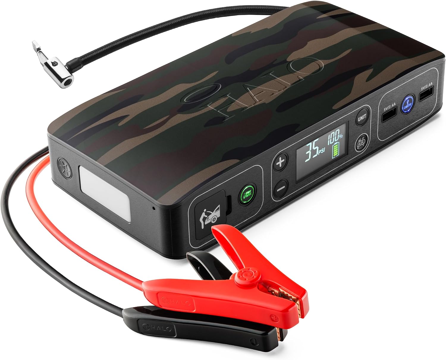 HALO Bolt Air 58830 Cargador de batería portátil para automóvil | C...