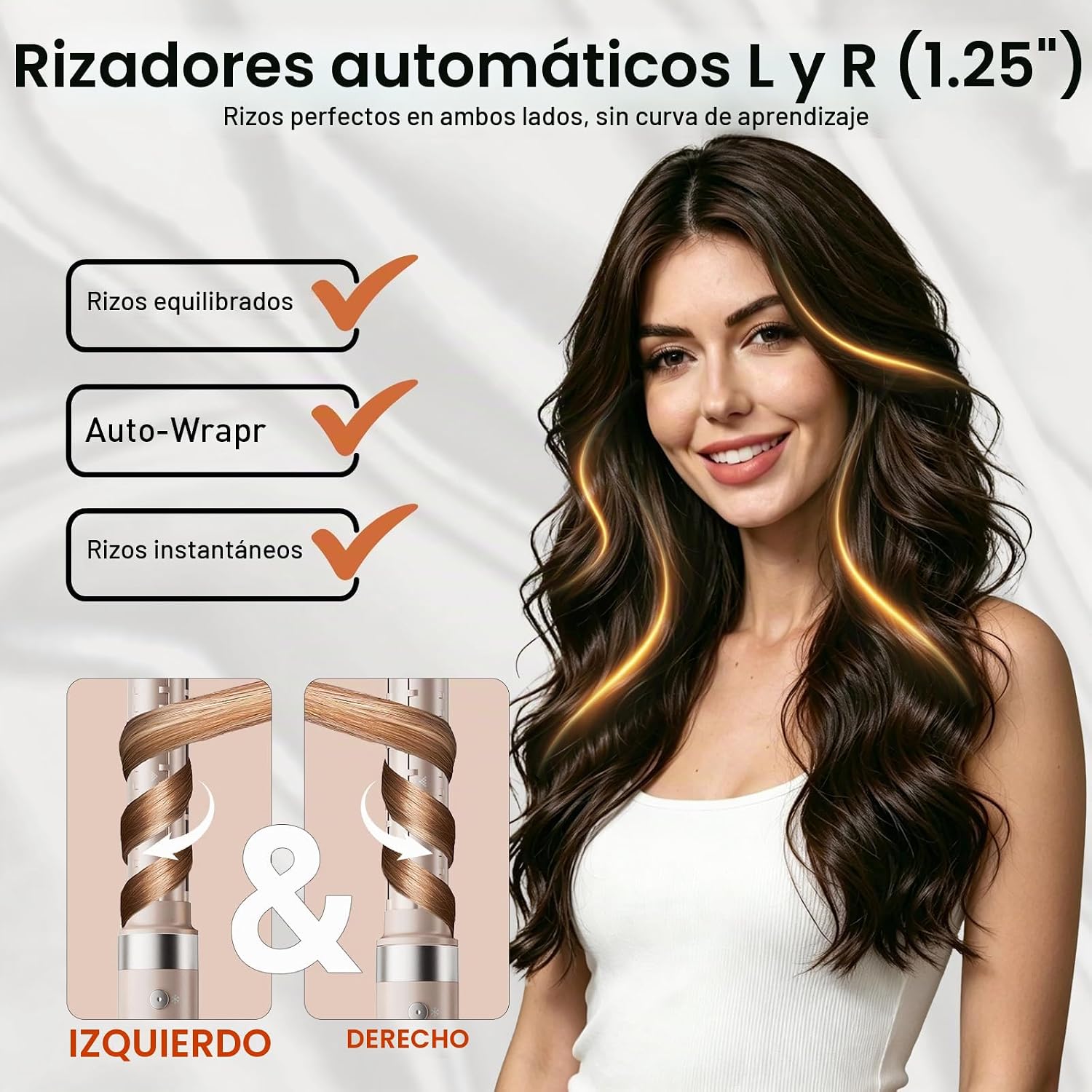 Mythsight StyleVibe - Moldeador de aire 6 en 1 con difusor de pelo,...
