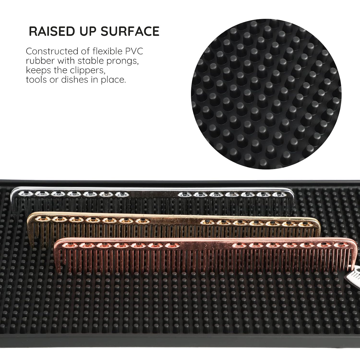 Segbeauty Alfombrilla de peluquería de 11.8 x 5.9 pulgadas, protect...