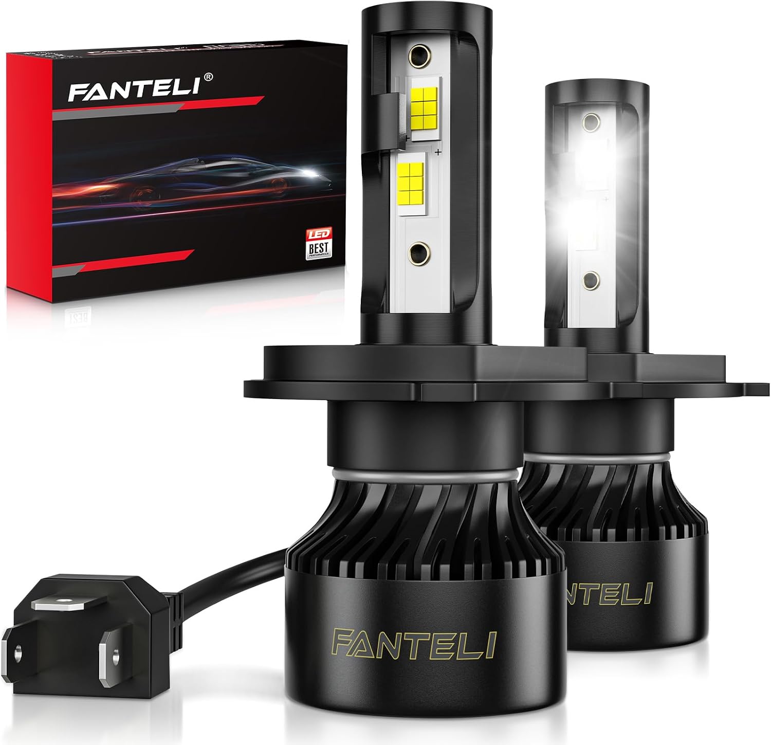 FANTELI Bombillas de 6500 K, blanco frío 40000 lúmenes, 900 % de br...