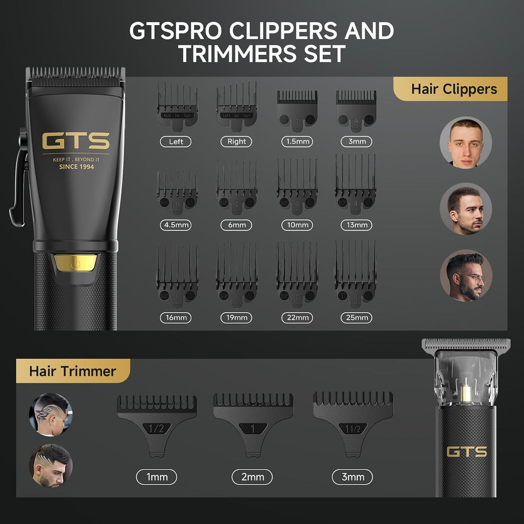 GTSPRO - Cortadora de pelo profesional para hombres, cortadora inal...