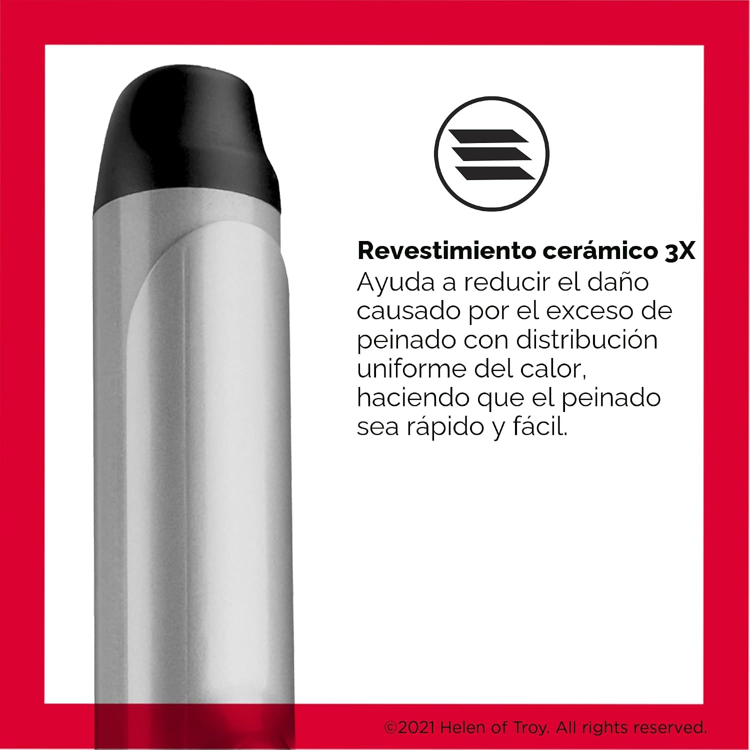 Revlon Rizador de Cerámica Perfect Heat | Revestimiento de cerámica...