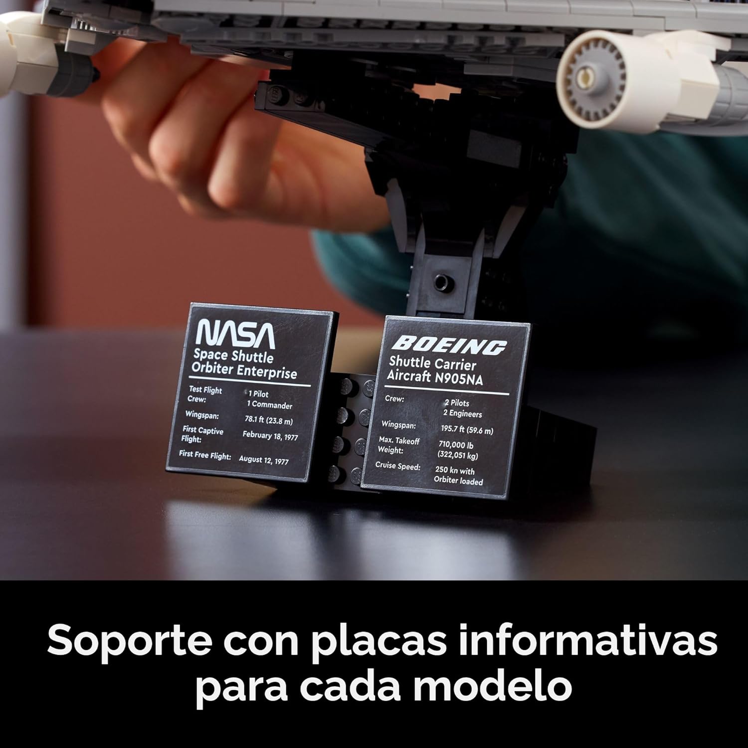 LEGO Icons Shuttle Carrier Aircraft - Juego de construcción de avio...