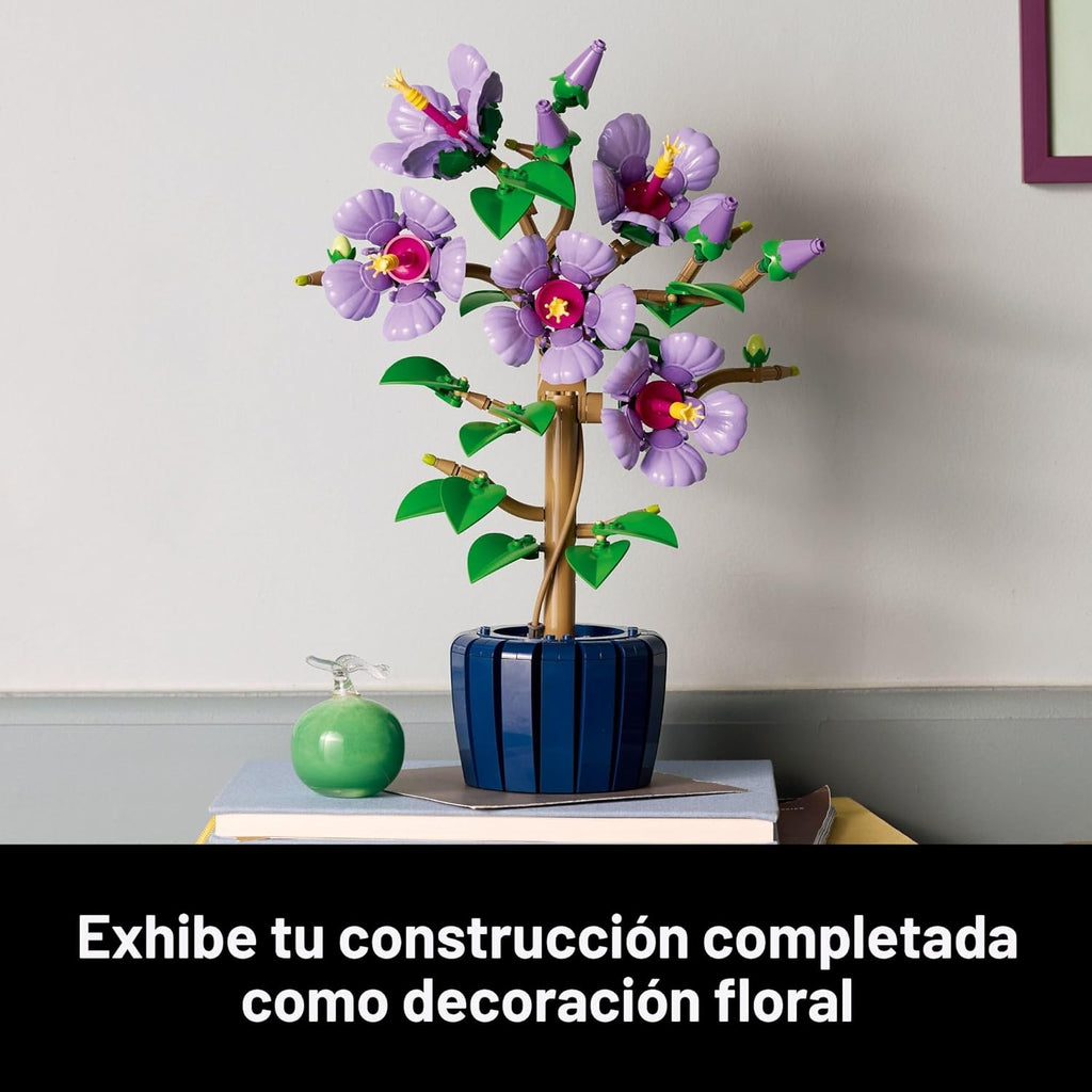 LEGO Botanicals - Juego de construcción de flores de hibisco - Bloq...