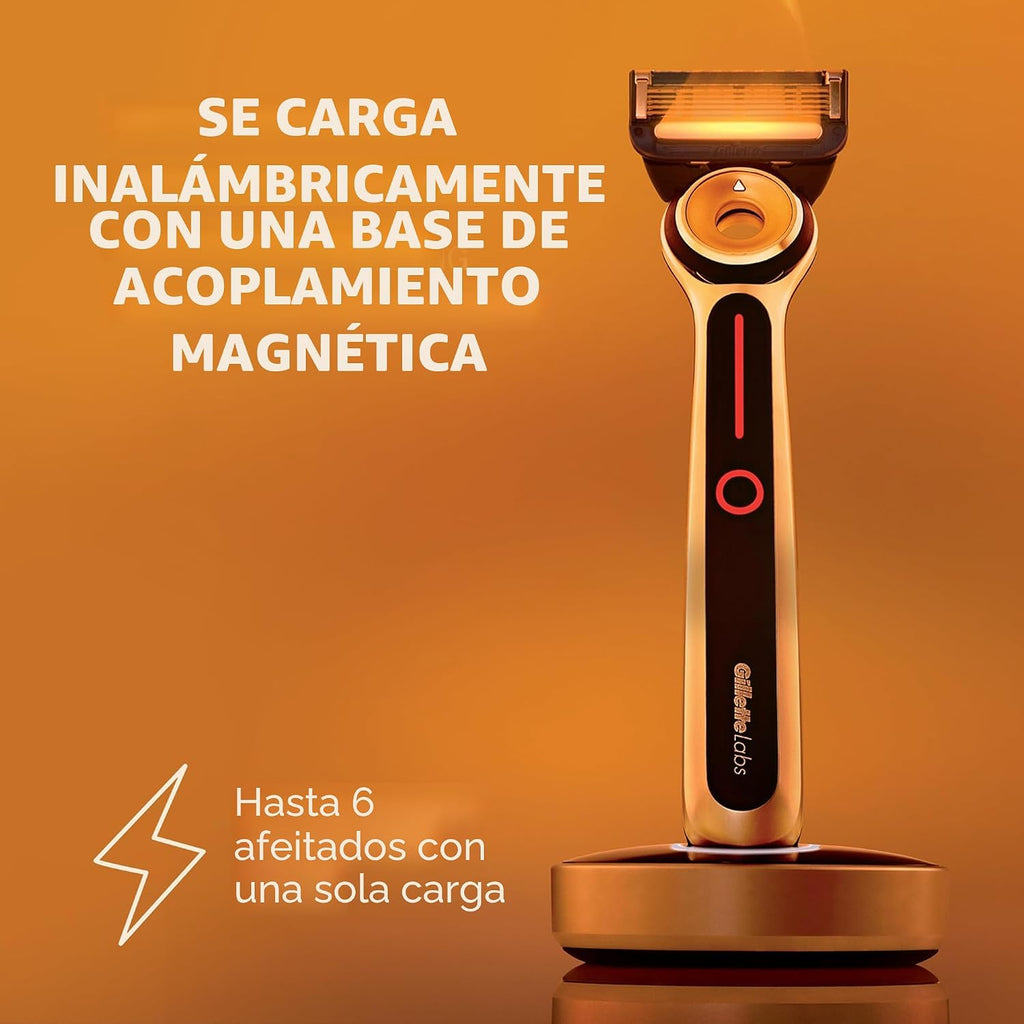 Gillette GilletteLabs - Kit de afeitado térmico para hombres, 1 man...