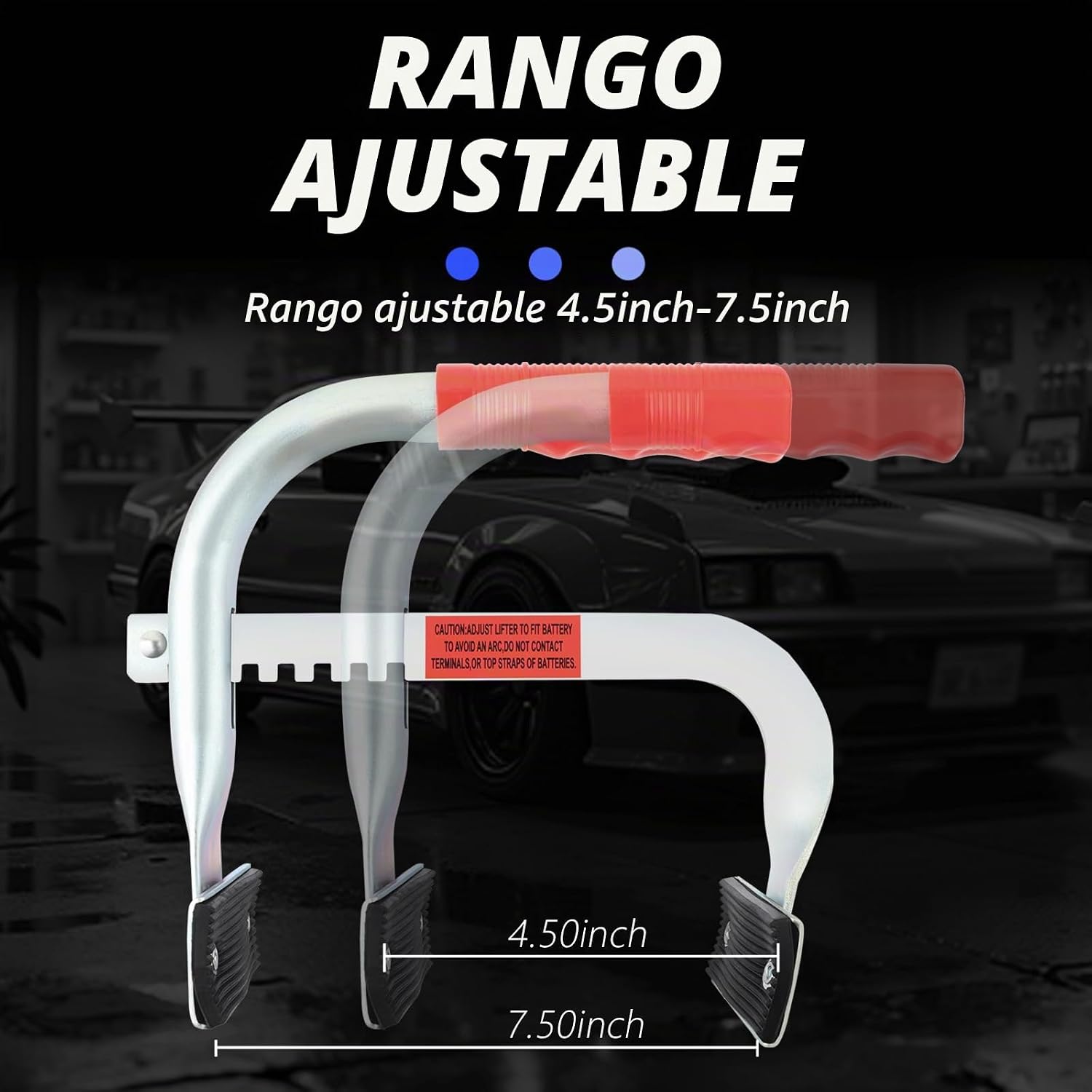Soporte de batería de automóvil resistente de 4.5 a 7.5 pulgadas co...