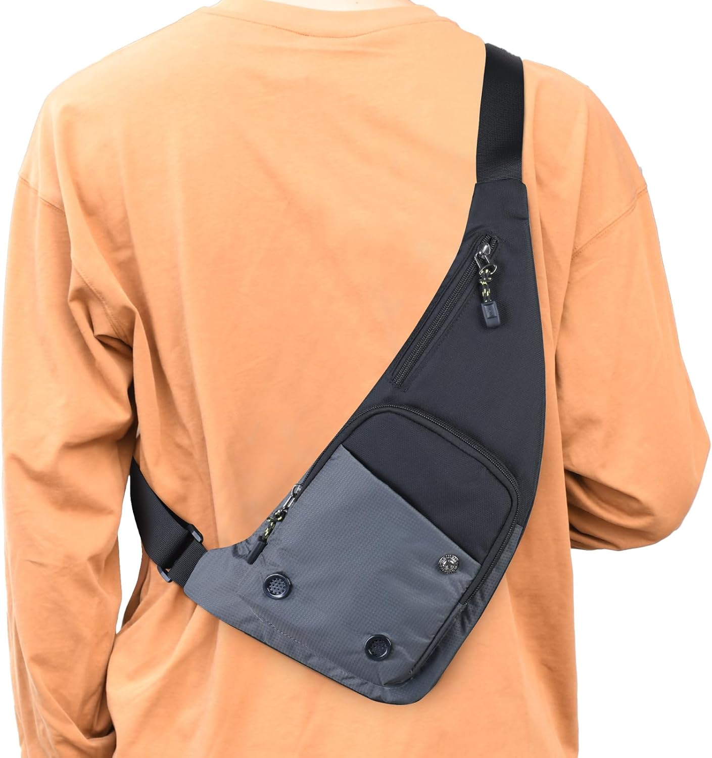 Peicees Bolso Bandolera Impermeable Bolsa Cruzada Para Hombres Moch...