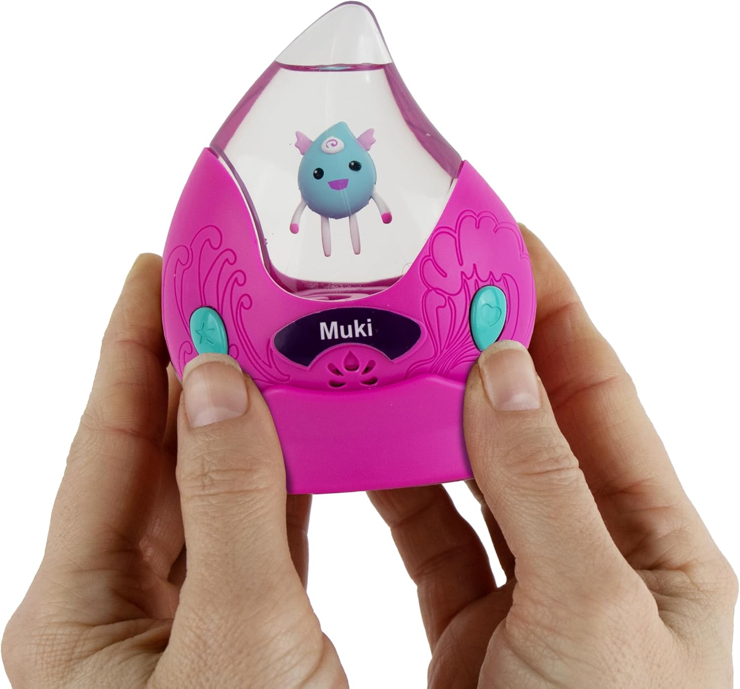 Aqua Pets Muki - Linda y juguetona mascota flotante interactiva con...