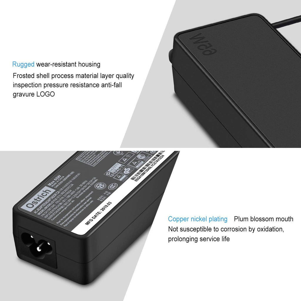 Cargador compatible con Lenovo Laptop Computadora Thinkpad Yoga Chr...