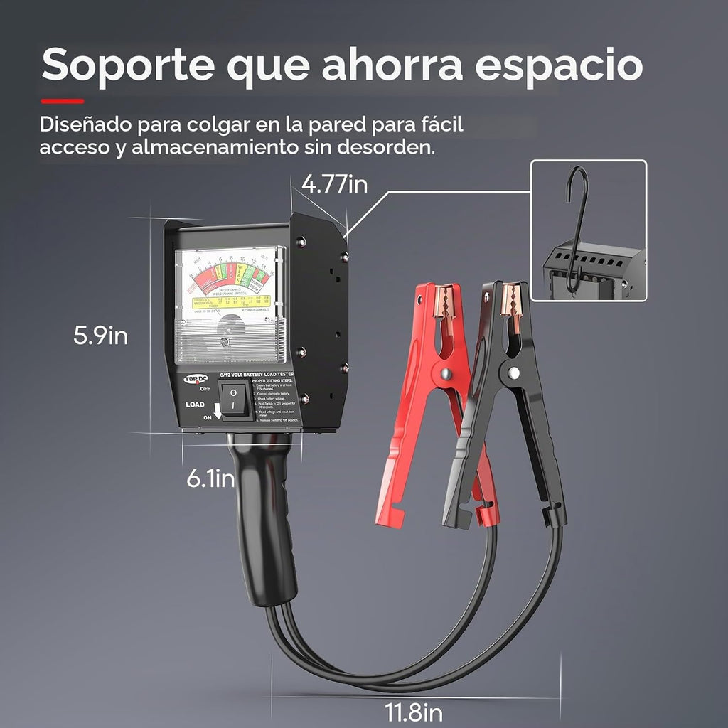 TOPDC 3181 Pro - Probador de carga de batería de alta resistencia d...