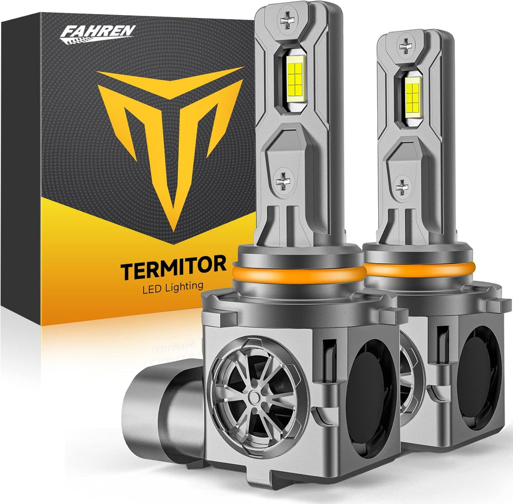 Termitor Bombillas 9005\/HB3, 136,000LM 15X súper brillantes | Seña...