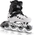 Patines en línea para niños y niñas, 4 tamaños ajustables con rueda...
