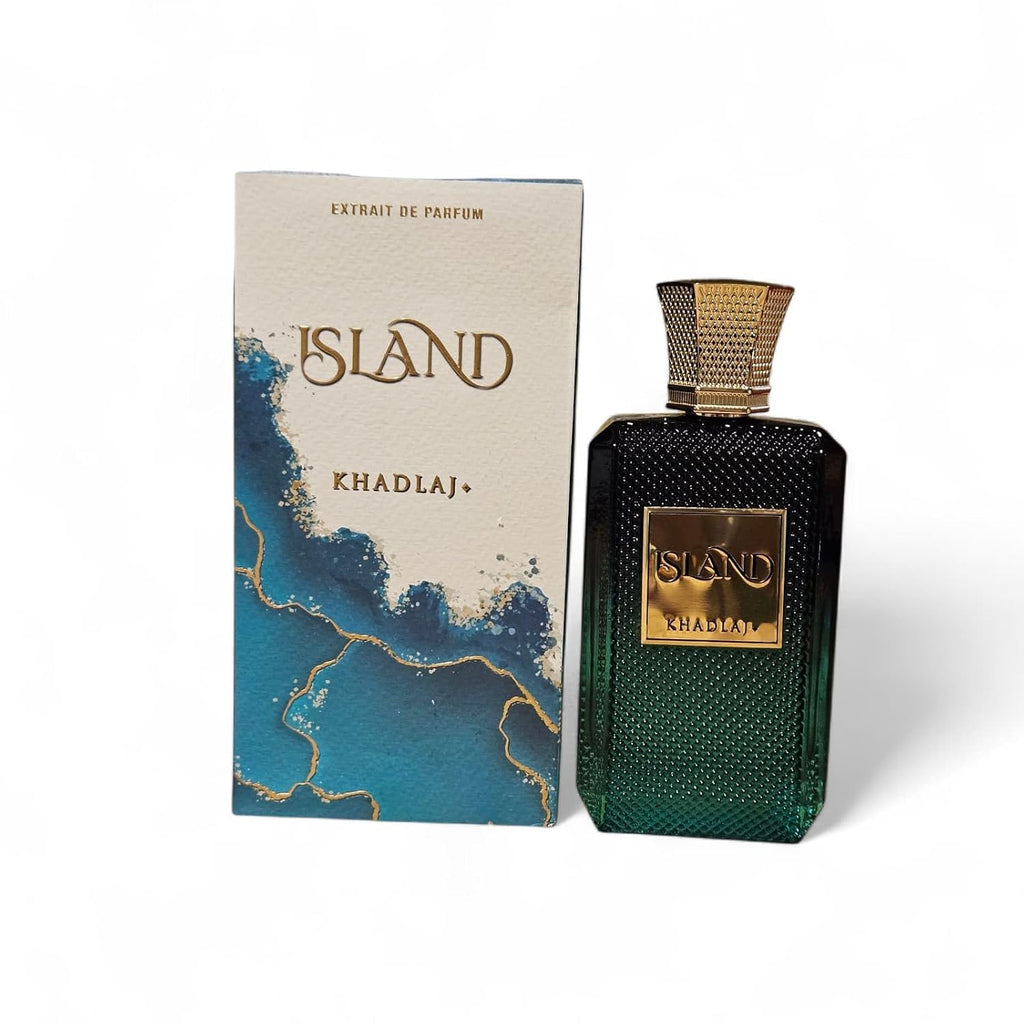 KHADLAJ Island Extrait De Parfum, fragancia de lujo en botella de v...