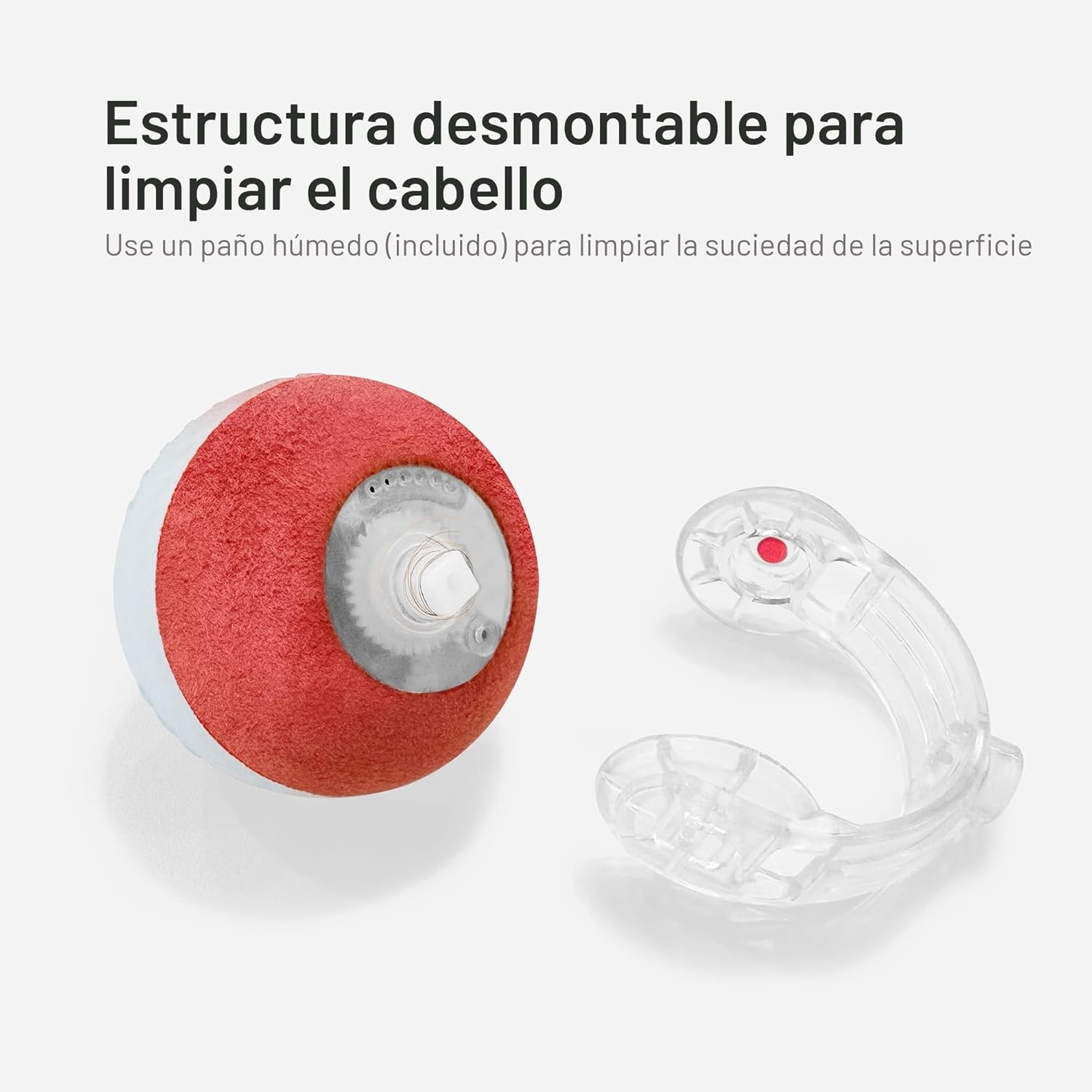 Jkanti Juguetes interactivos para gatos de interior, bola de gato á...